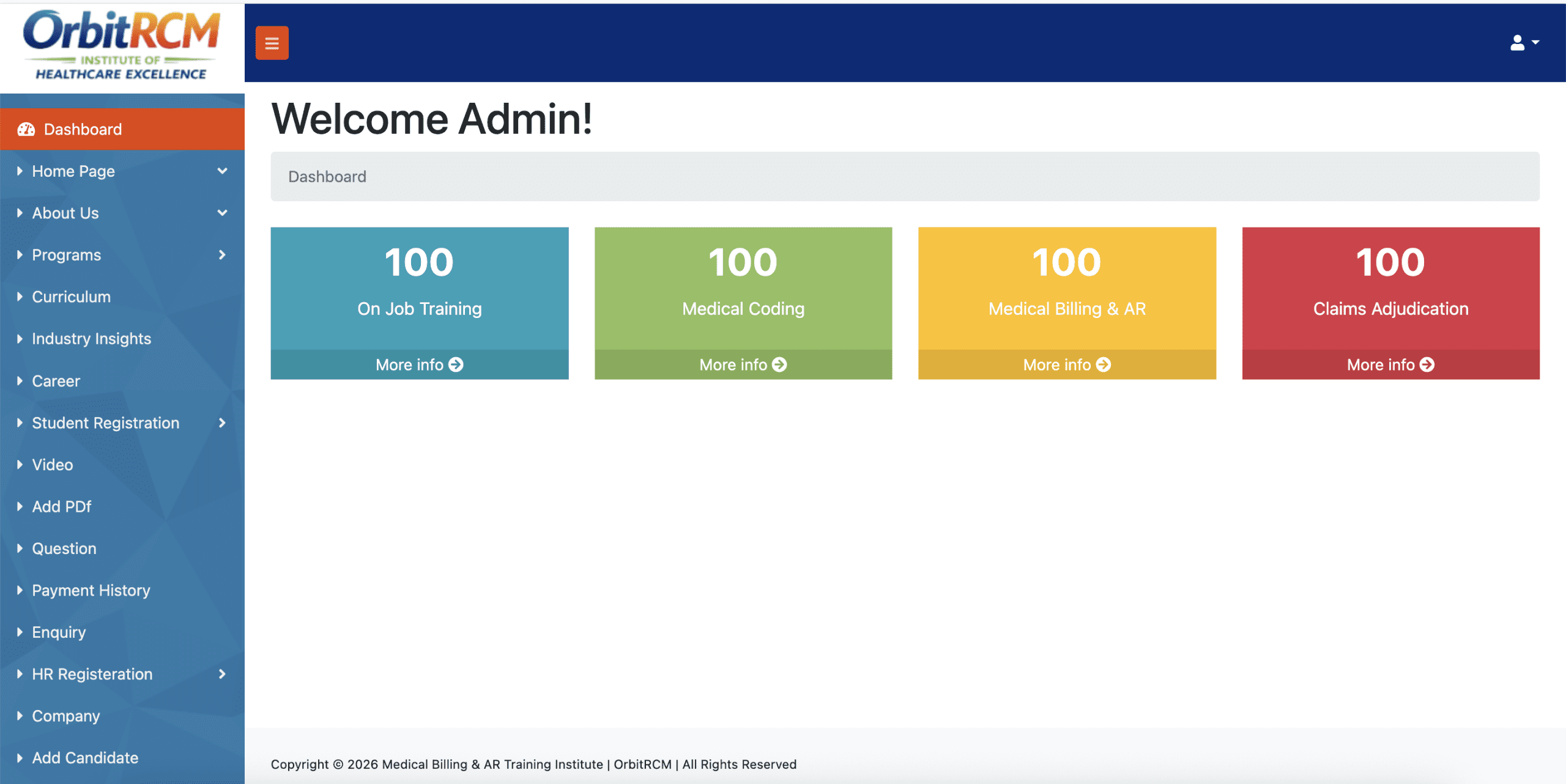 Online Test Software dashboard showing exams, results and reports
